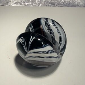 Vintage Glass Eye Studio Paperweight Freeform